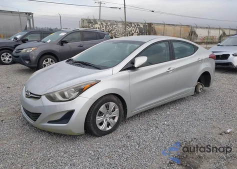 2016 Hyundai Elantra Se из США, поврежденный, VIN 5NPDH4AE8GH771752